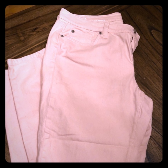 LOFT Denim - Blush/rose jeans- PETITE!